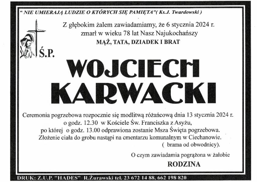 WOJCIECH KARWACKI