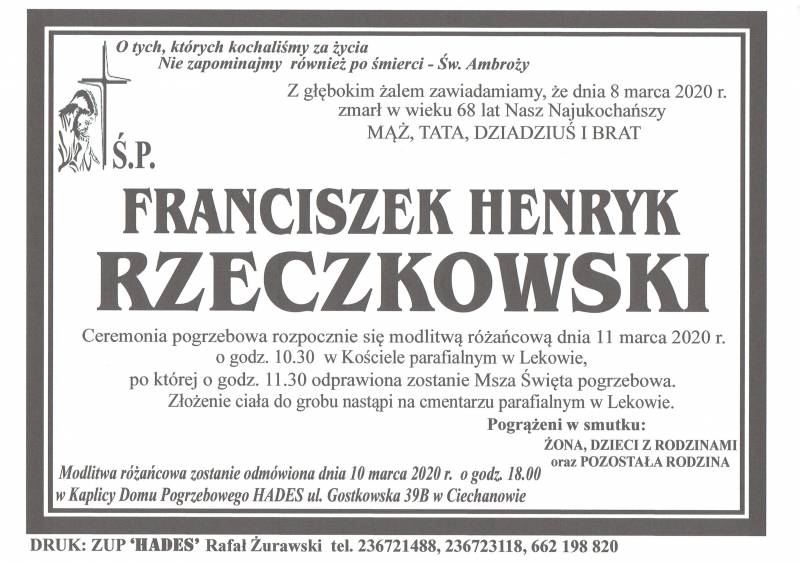 Franciszek Henryk Rzeczkowski