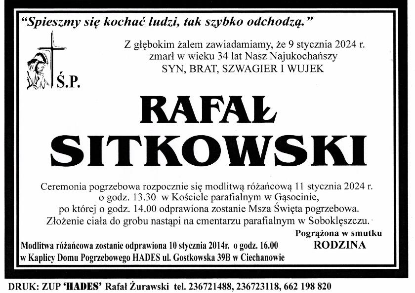 RAFAŁ SITKOWSKI