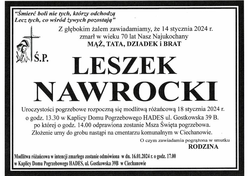 LESZEK NAWROCKI