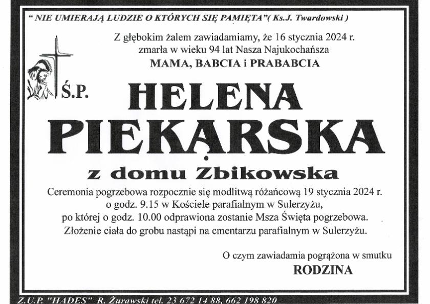 HELENA PIEKARSKA