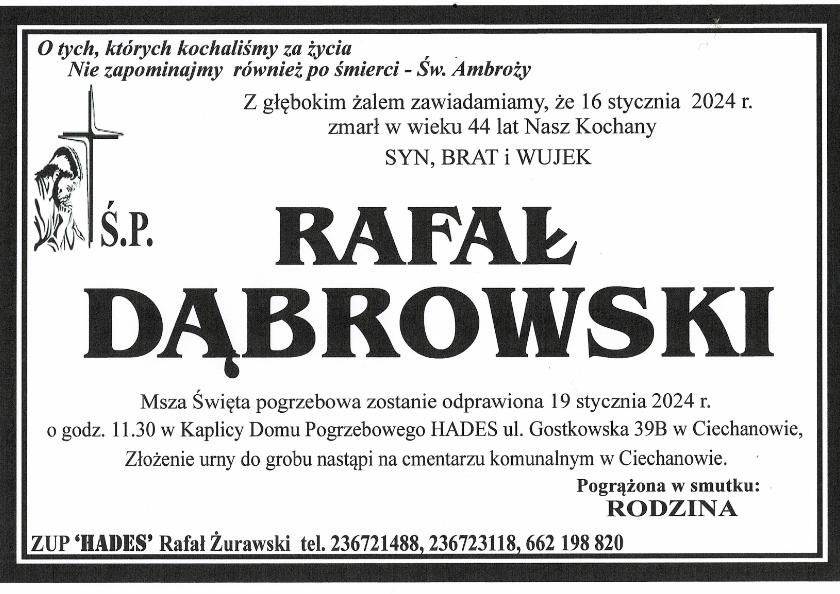 RAFAŁ DĄBROWSKI