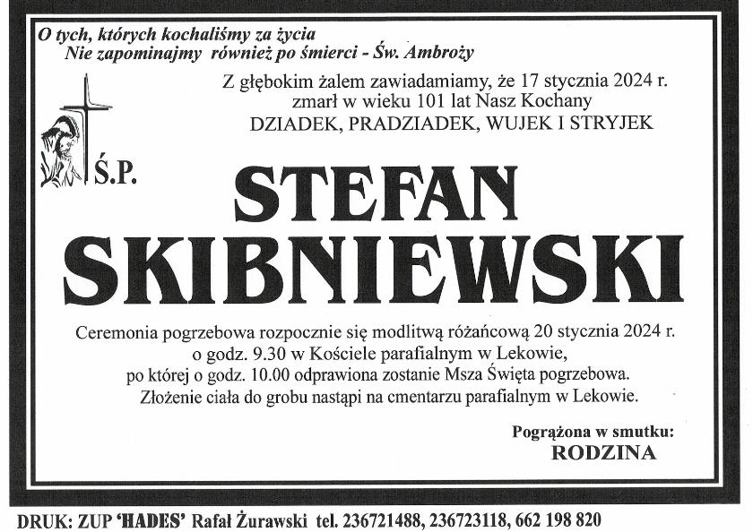 STEFAN SKIBNIEWSKI