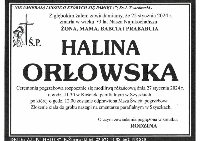 HALINA ORŁOWSKA