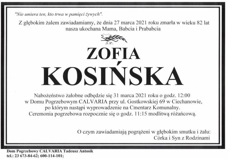 Zofia Kosińska