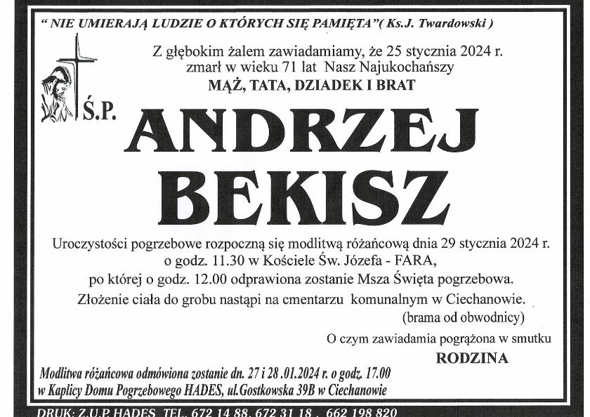 ANDRZEJ BEKISZ