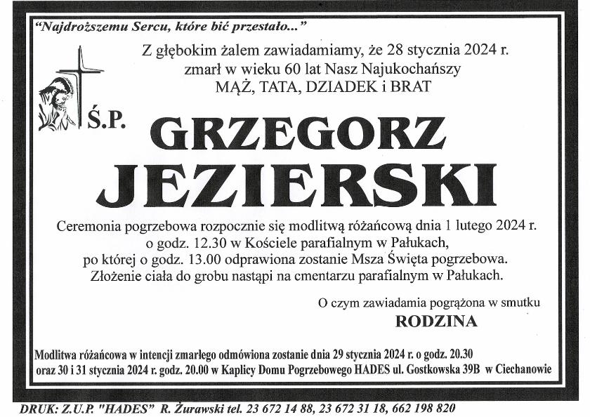 GRZEGORZ JEZIERSKI