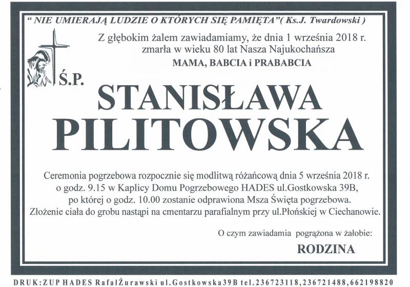 Stanisława Pilitowska