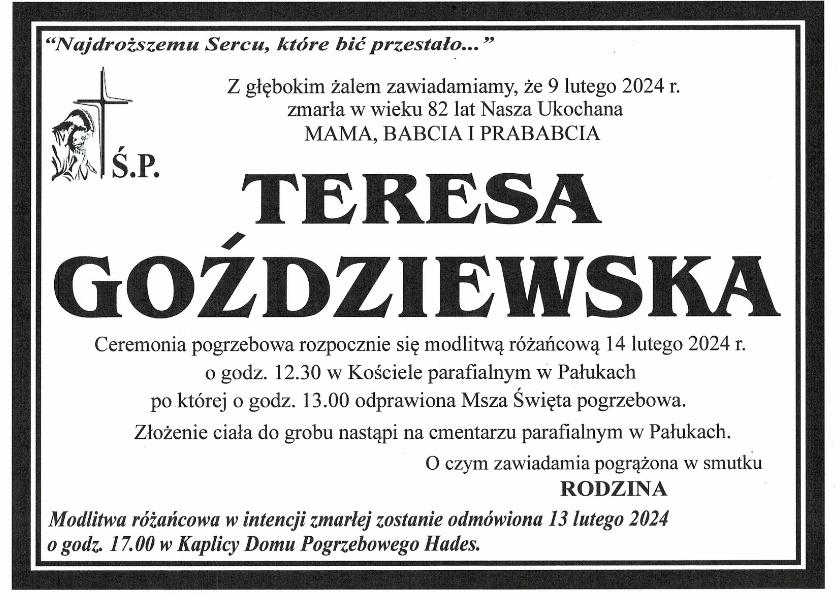 TERESA GOŹDZIEWSKA