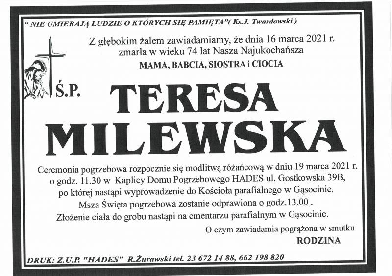 TERESA MILEWSKA