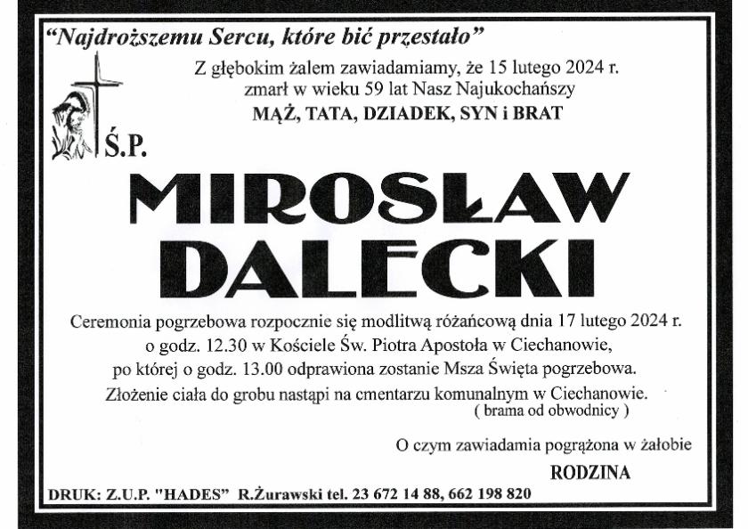 MIROSŁAW DALECKI