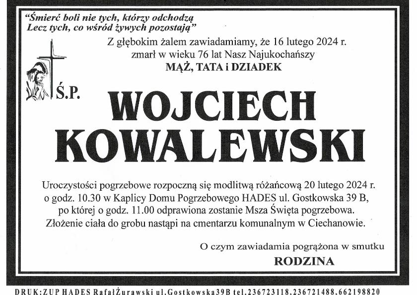 WOJCIECH KOWALEWSKI