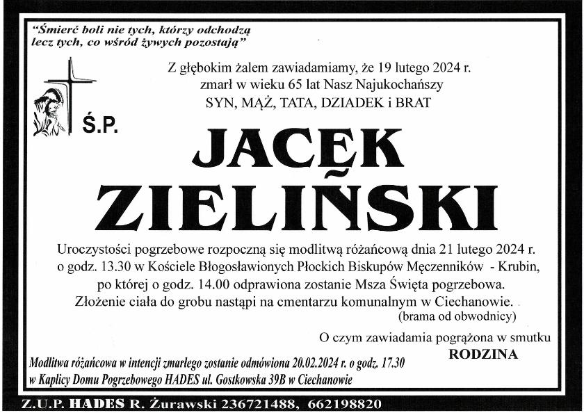 JACEK ZIELIŃSKI