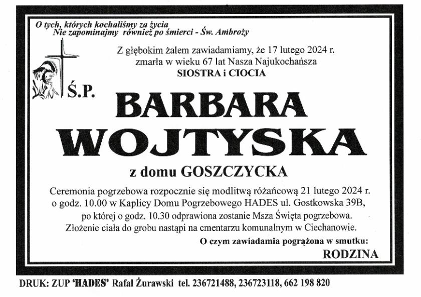BARBARA WOJTYSKA