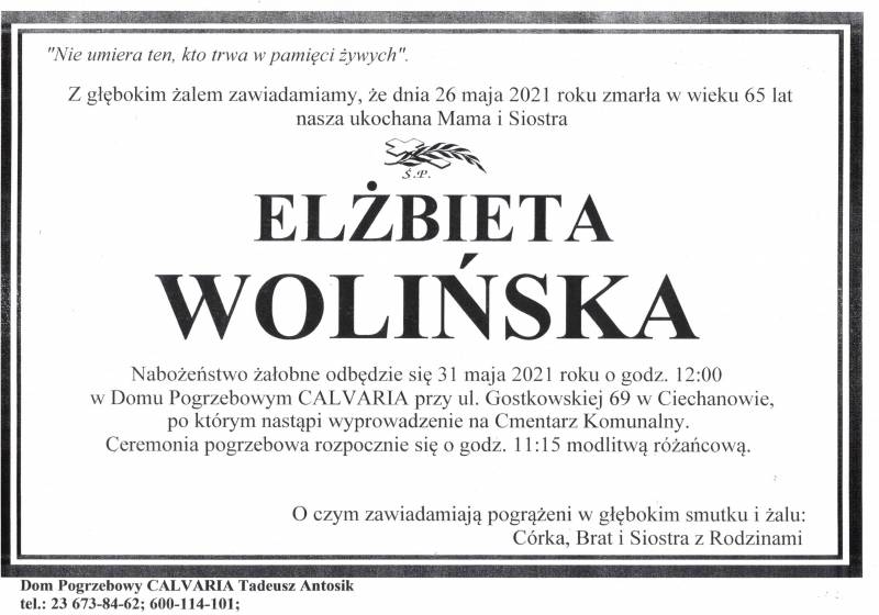 Elżbieta Wolińska