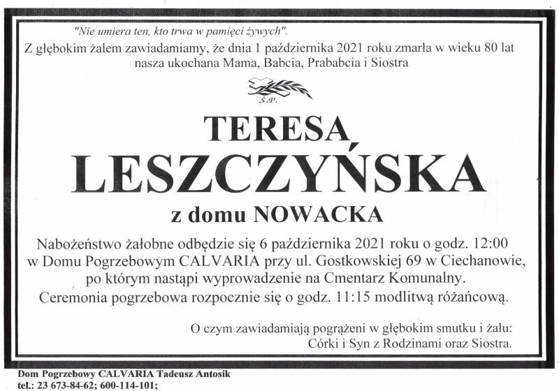 Teresa Leszczyńska