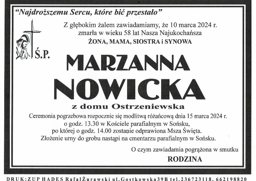 MARZANNA NOWICKA 
