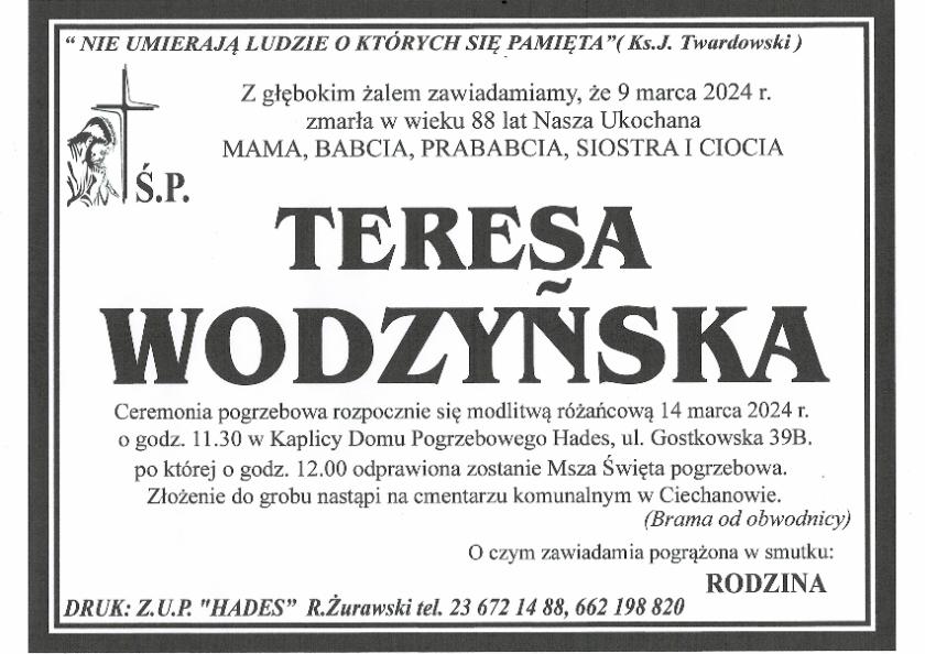TERESA WODZYŃSKA