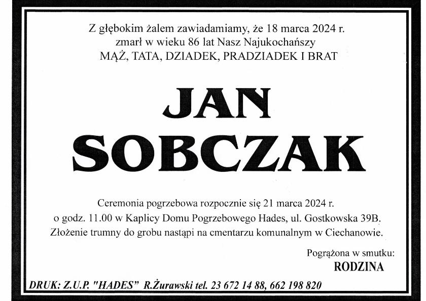 JAN SOBCZAK