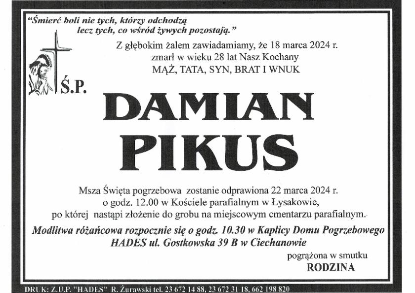 DAMIAN  PIKUS