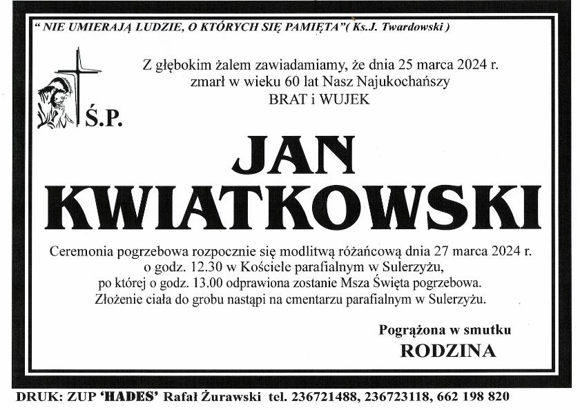 JAN KWIATKOWSKI 
