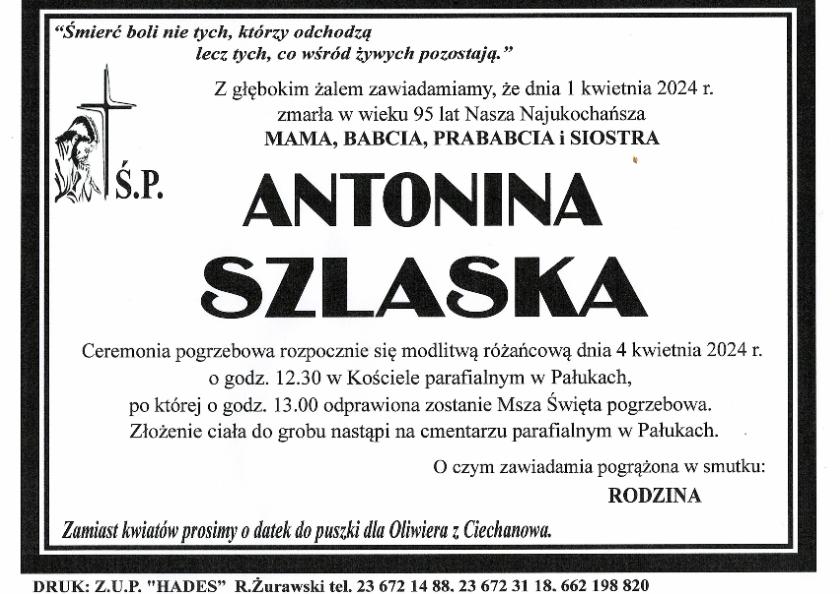 ANTONINA SZLASKA 