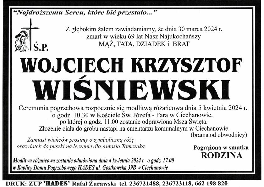 WOJCIECH KRZYSZTOF WIŚNIEWSKI