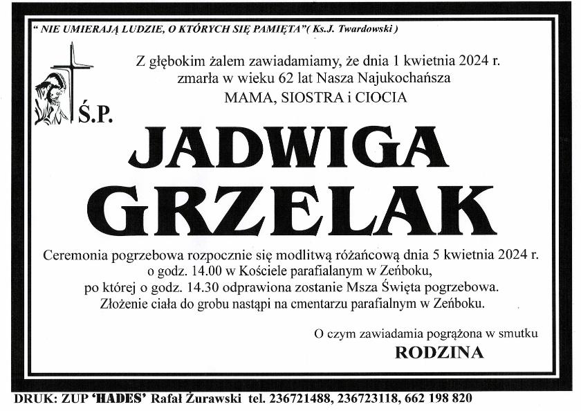 JADWIGA GRZELAK
