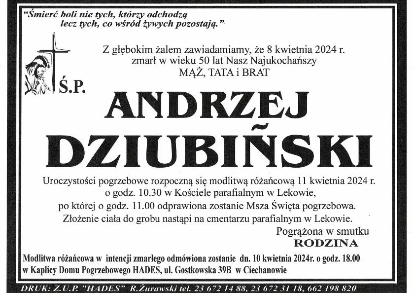 ANDRZEJ DZIUBIŃSKI
