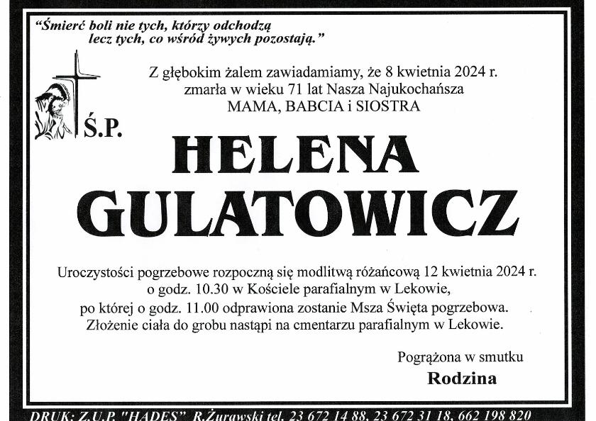 HELENA GULATOWICZ