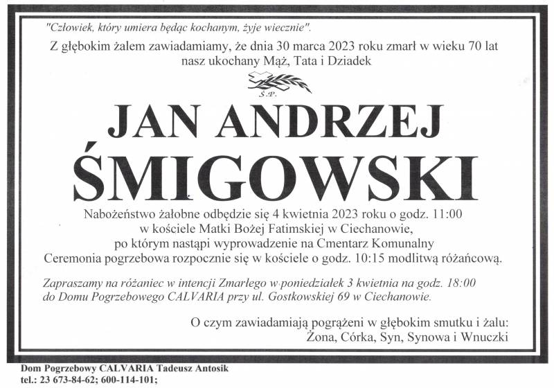 Jan Andrzej Śmigowski