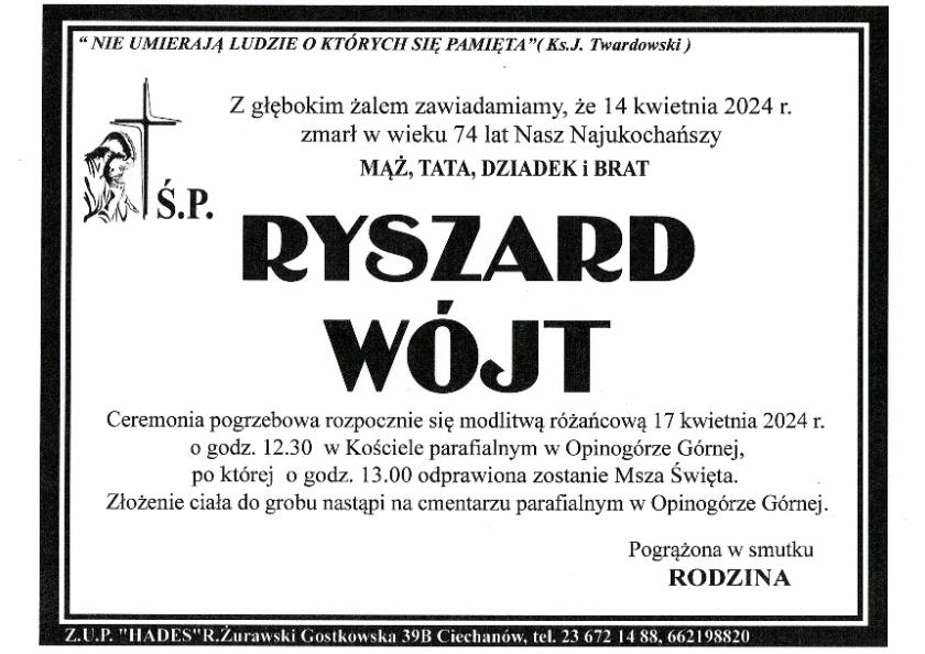 RYSZARD WÓJT 