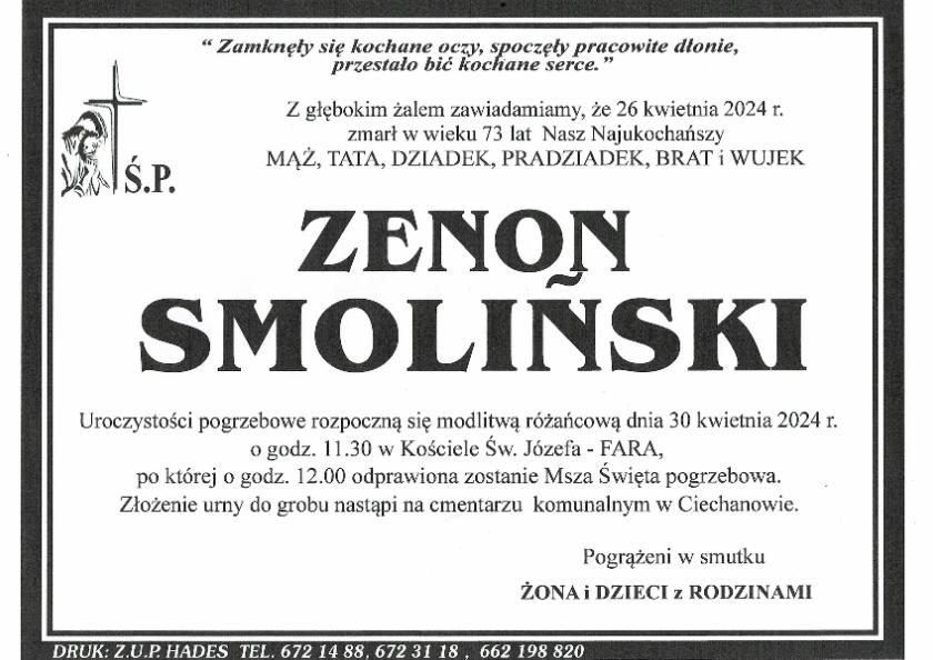 ZENON SMOLIŃSKI