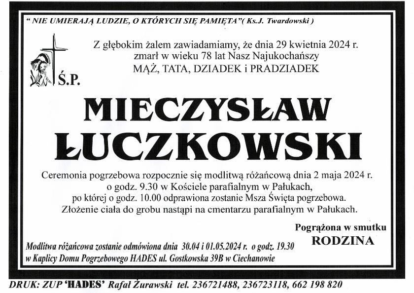 MIECZYSŁAW ŁUCZKOWSKI