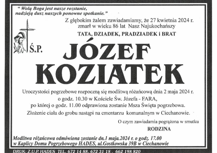 JÓZEF KOZIATEK