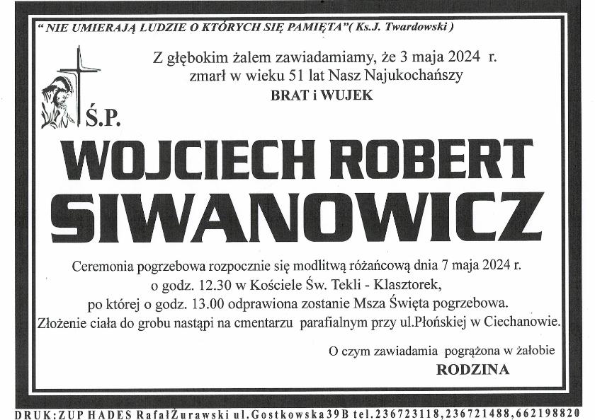 WOJCIECH ROBERT SIWANOWICZ
