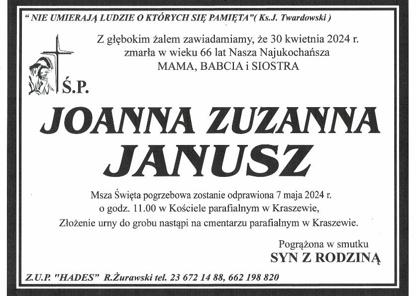 JOANNA ZUZANNA JANUSZ