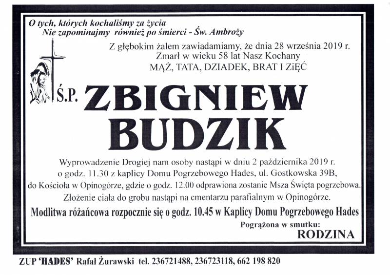 Zbigniew Budzik