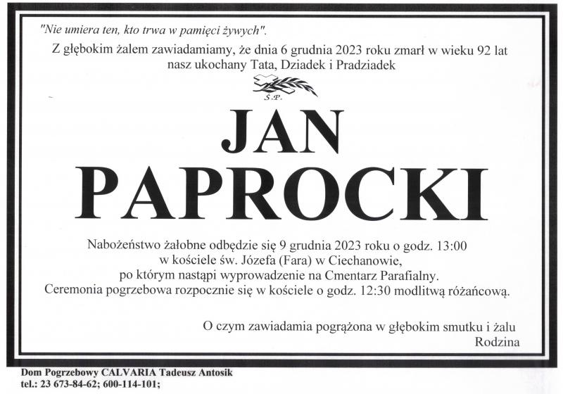 Jan Paprocki