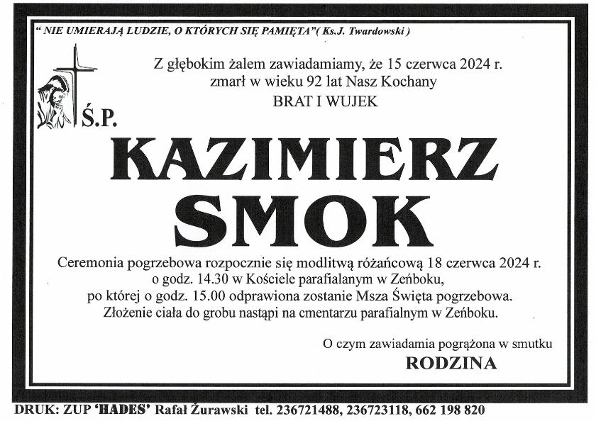 KAZIMIERZ SMOK