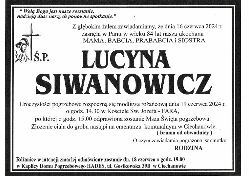 LUCYNA SIWANOWICZ