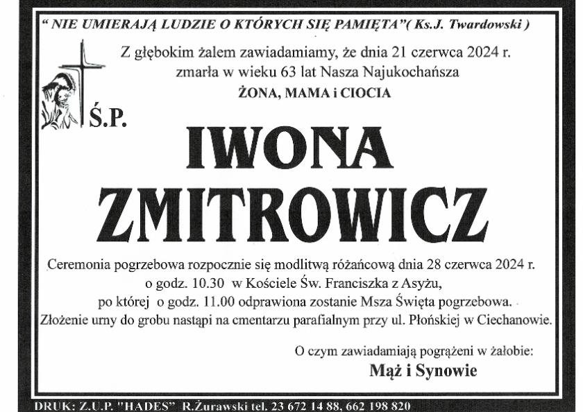 IWONA  ZMITROWICZ
