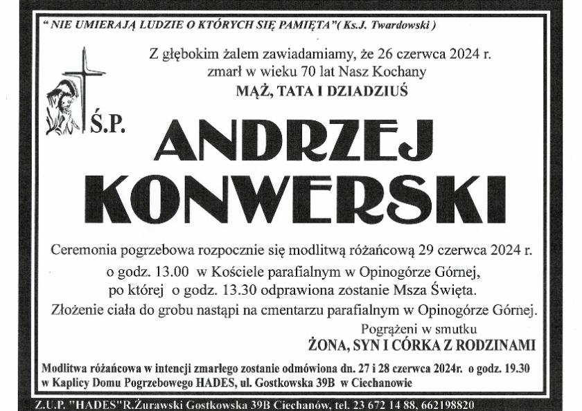 ANDRZEJ KONWERSKI