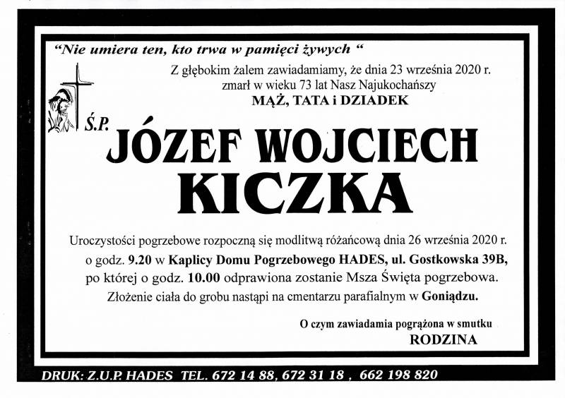 JÓZEF WOJCIECH KICZKA