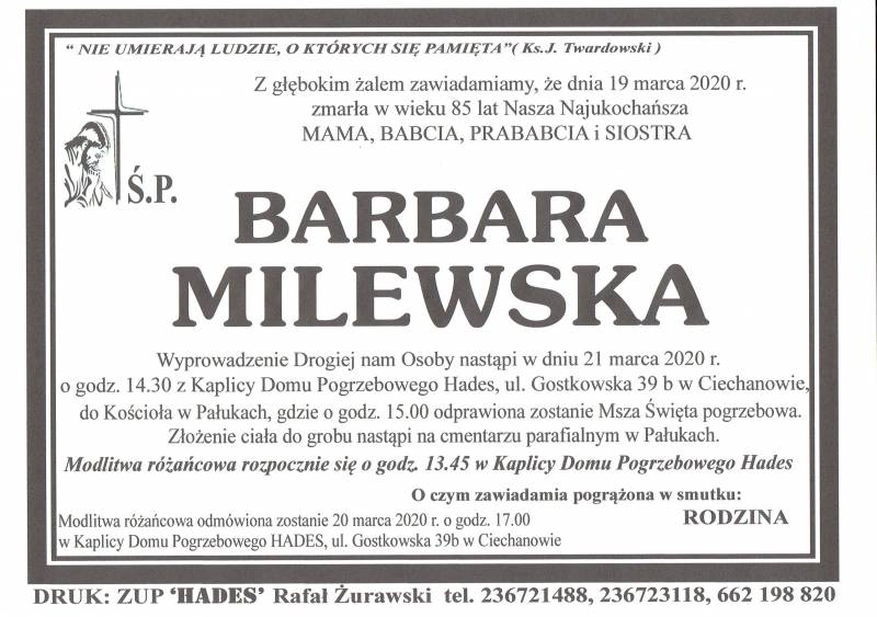 Barbara Milewska