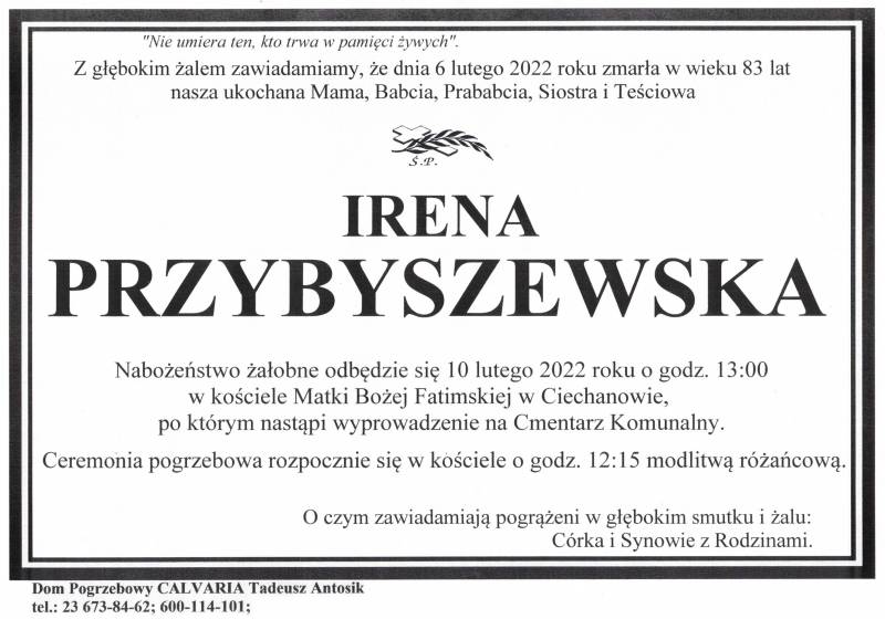 Irena Przybyszewska