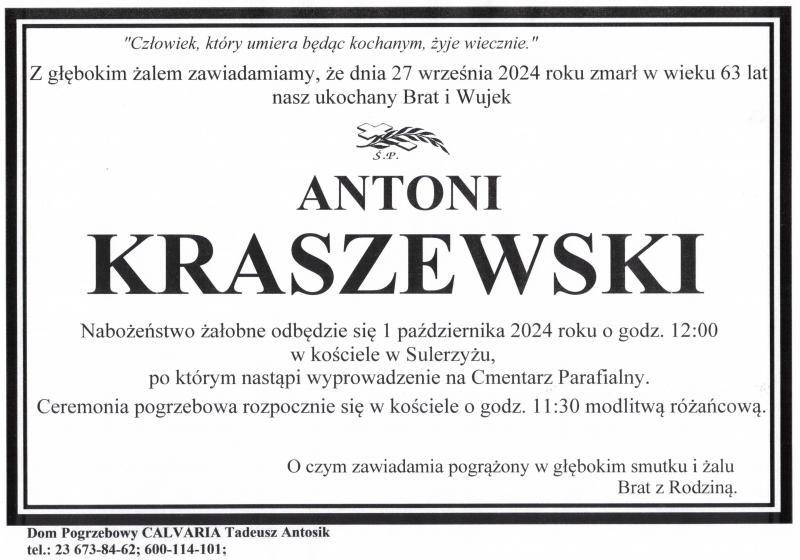 Antoni Kraszewski