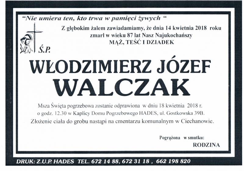 Włodzimierz Józef Walczak