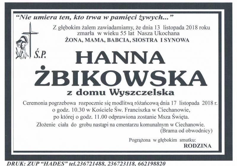 Hanna Żbikowska