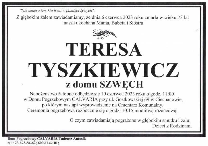 Teresa Tyszkiewicz